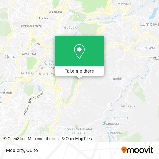 Medicity map