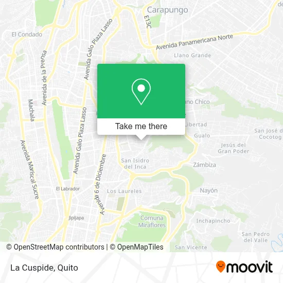 La Cuspide map