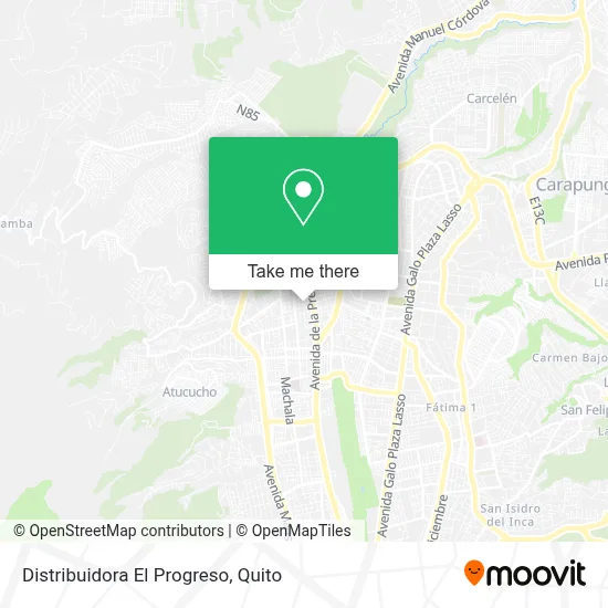 Distribuidora El Progreso map