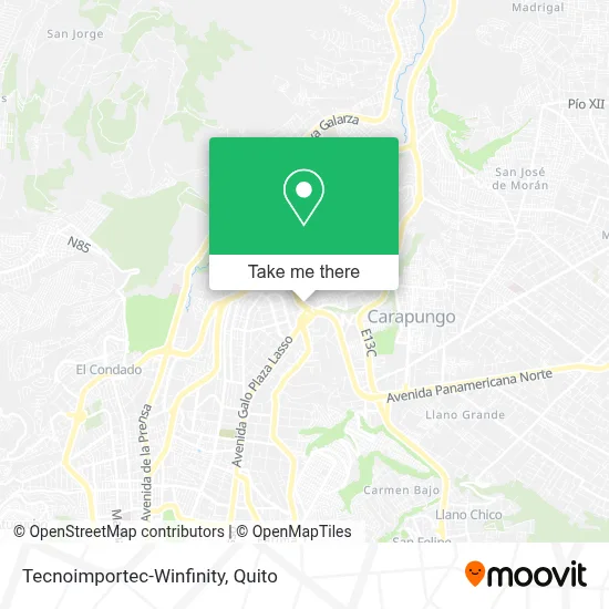Tecnoimportec-Winfinity map