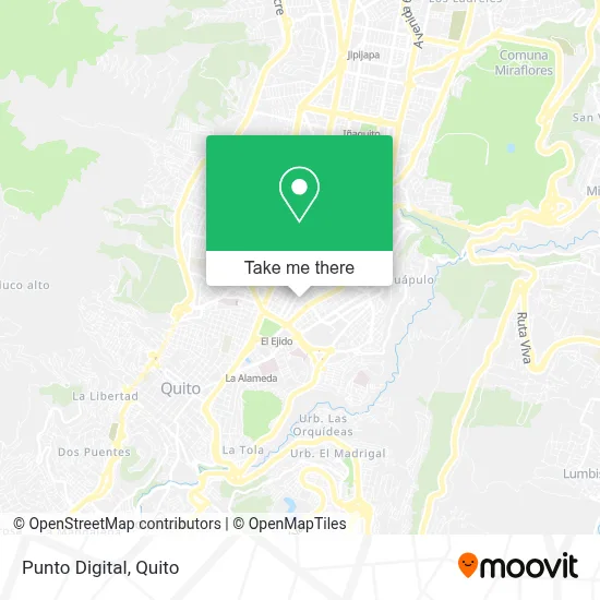 Punto Digital map