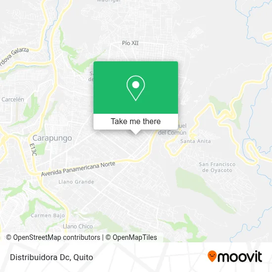 Distribuidora Dc map