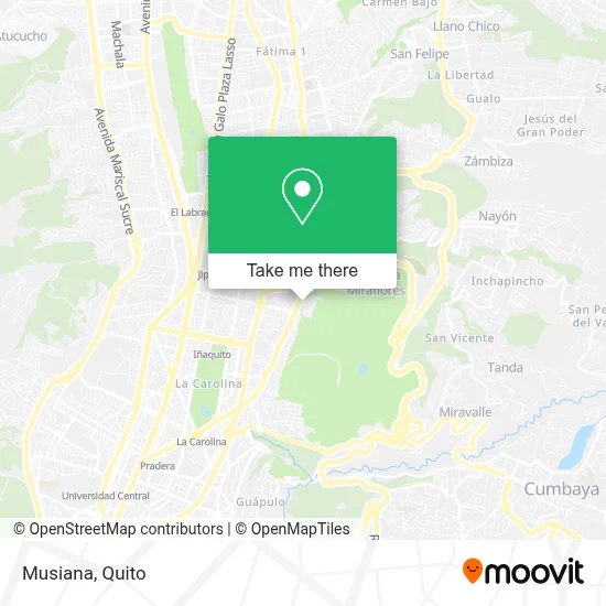 Musiana map
