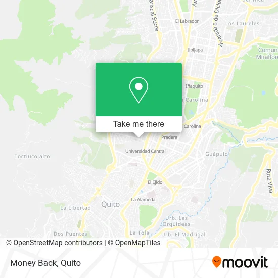 Money Back map