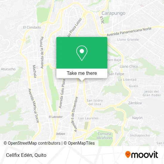 Cellfix Edén map