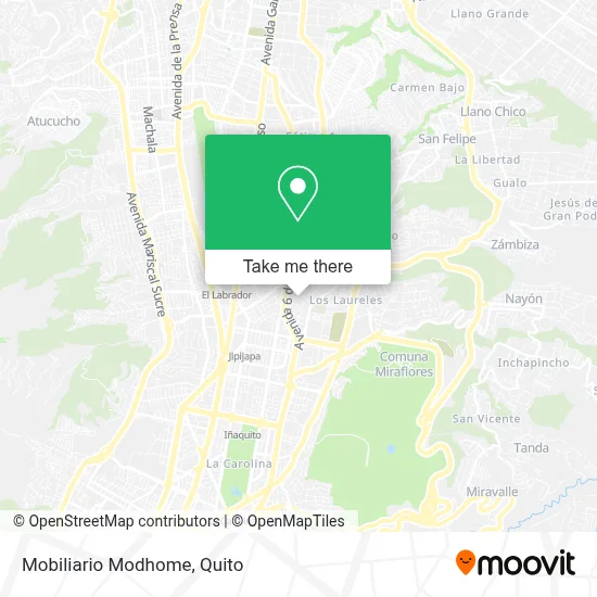 Mobiliario Modhome map