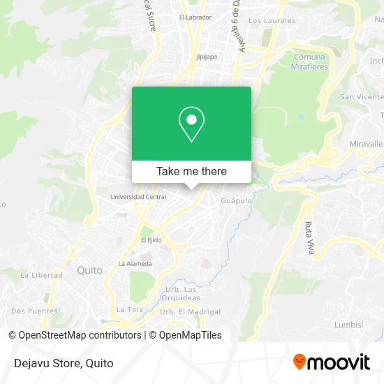 Dejavu Store map