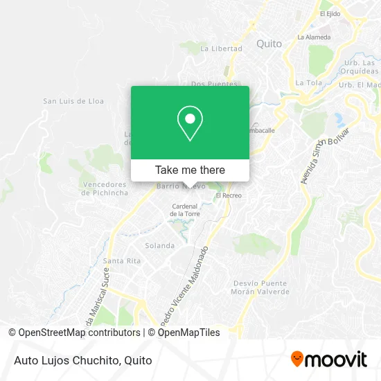 Auto Lujos Chuchito map