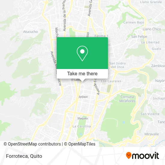 Forroteca map