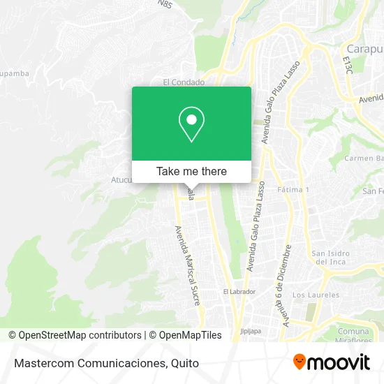 Mastercom Comunicaciones map