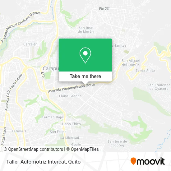 Taller Automotriz Intercat map