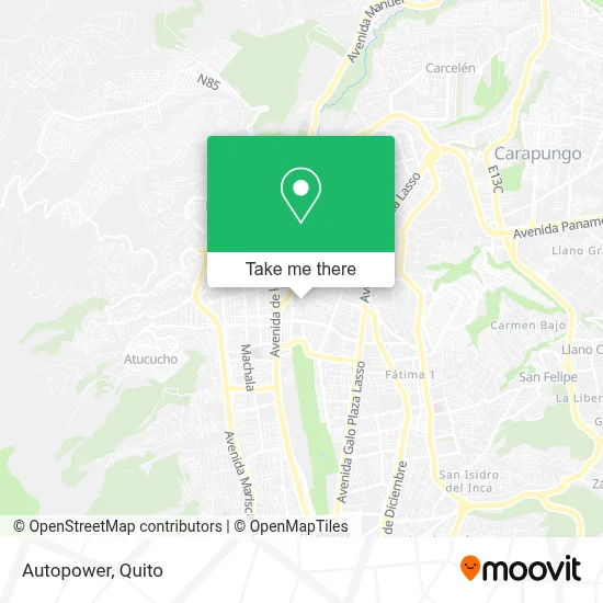 Autopower map