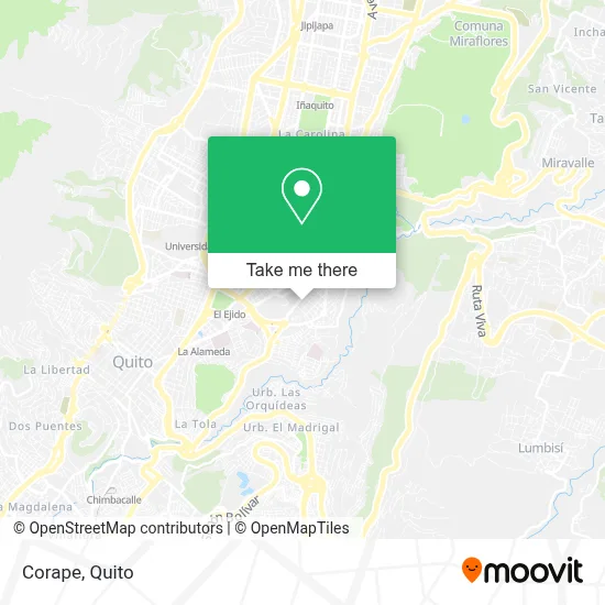 Corape map