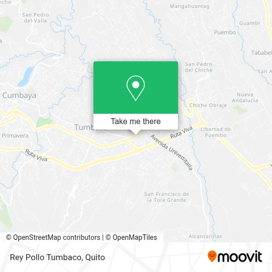 Rey Pollo Tumbaco map