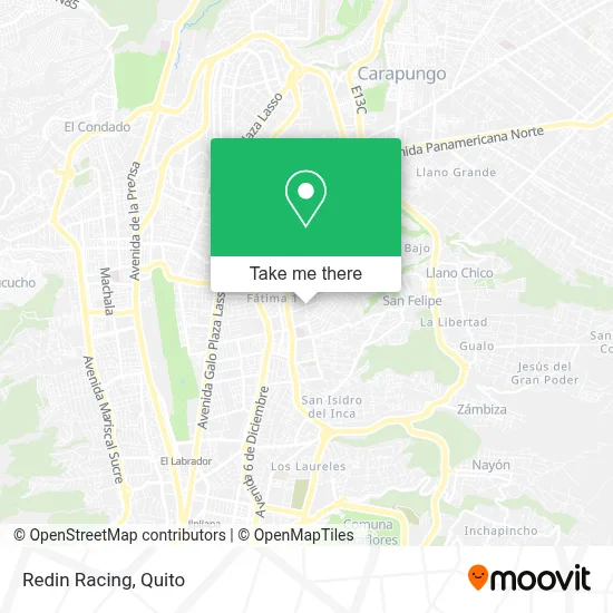 Redin Racing map