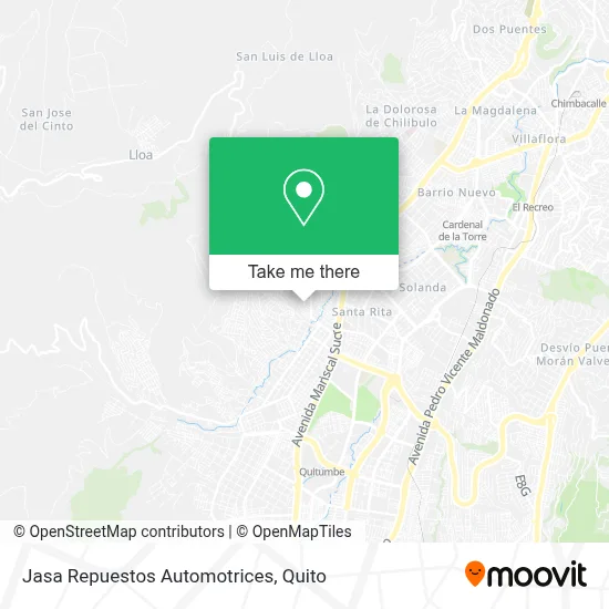 Jasa Repuestos Automotrices map