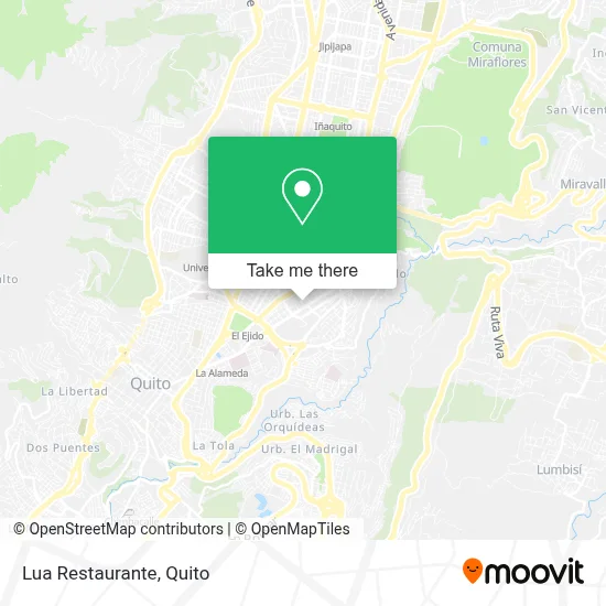 Lua Restaurante map