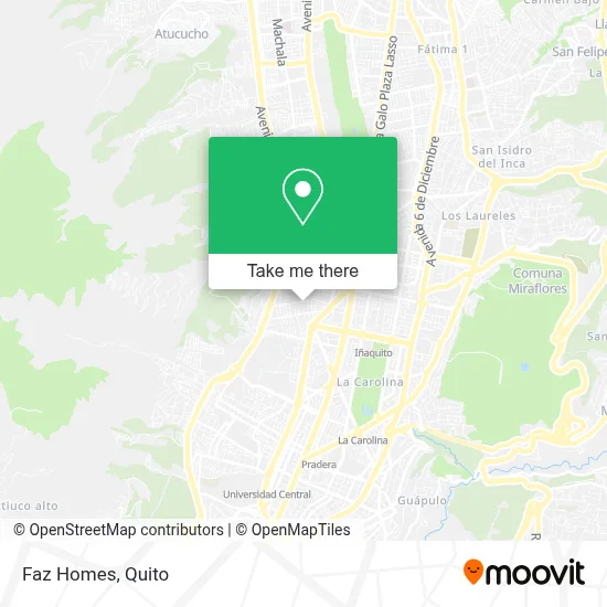 Faz Homes map