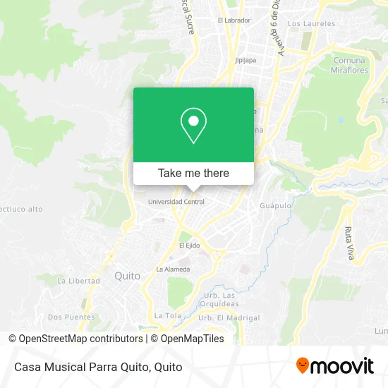 Casa Musical Parra Quito map