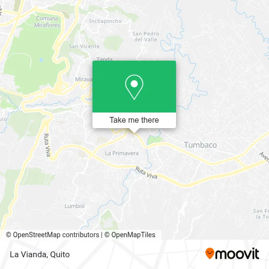 La Vianda map