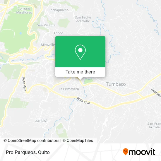 Pro Parqueos map