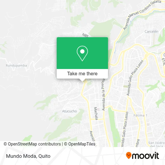 Mundo Moda map