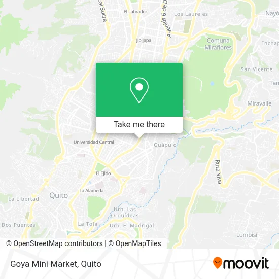 Goya Mini Market map