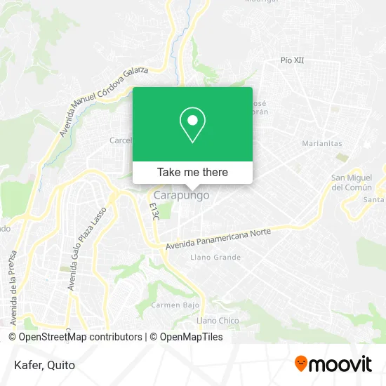 Kafer map