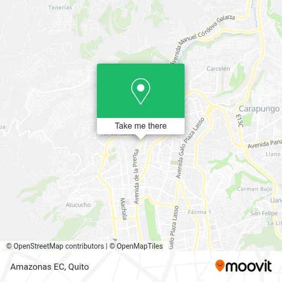 Amazonas EC map
