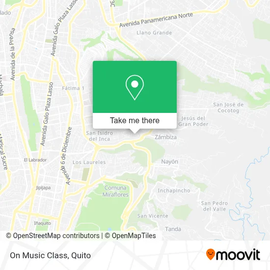 On Music Class map