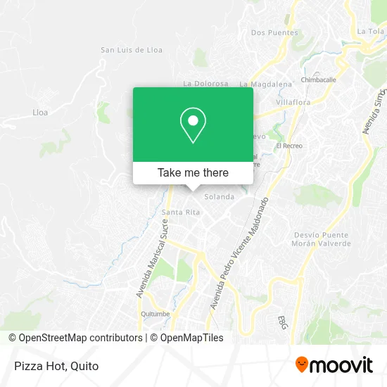 Pizza Hot map