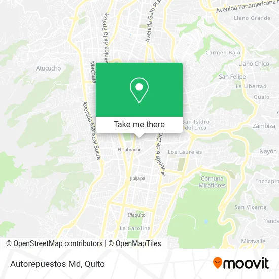 Autorepuestos Md map