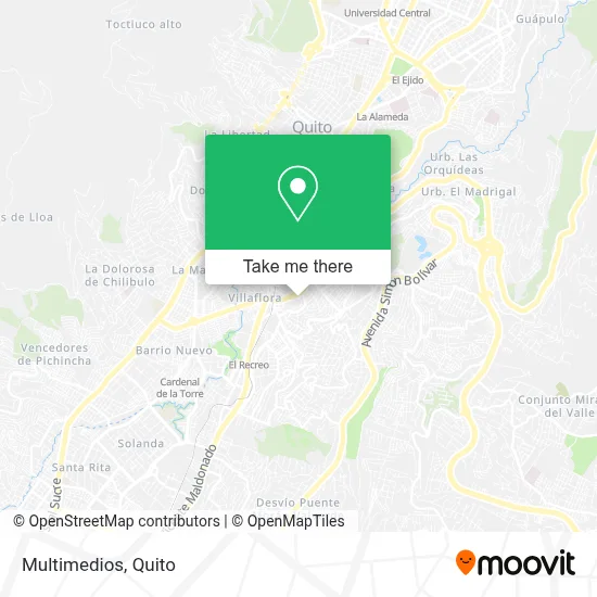 Multimedios map