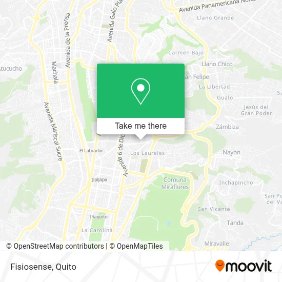 Fisiosense map