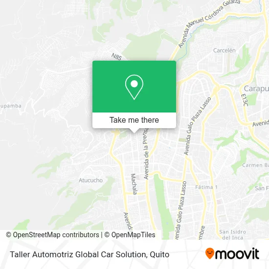 Taller Automotriz Global Car Solution map