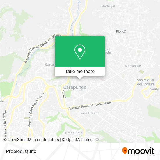 Proeled map