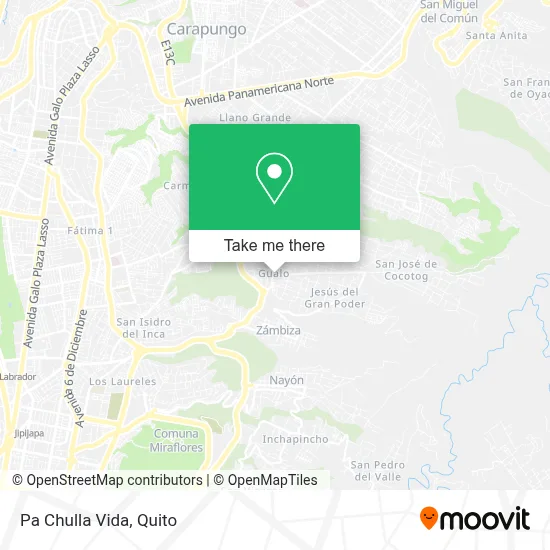 Pa Chulla Vida map