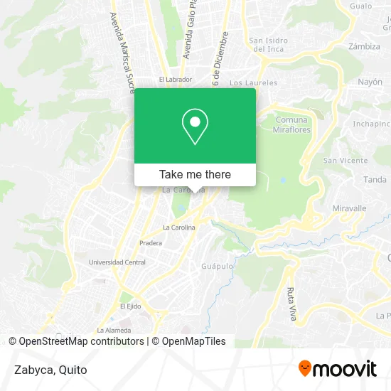 Zabyca map