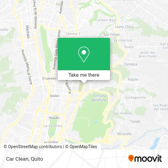 Car Clean map
