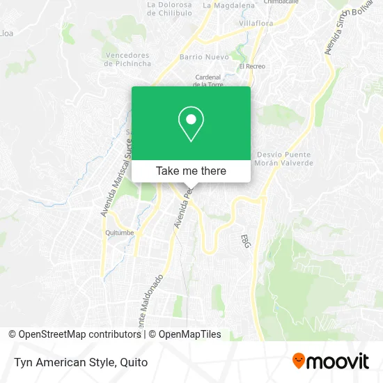 Tyn American Style map
