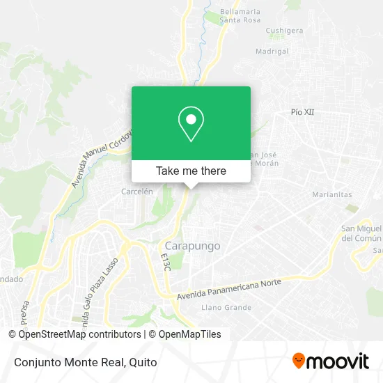 Conjunto Monte Real map