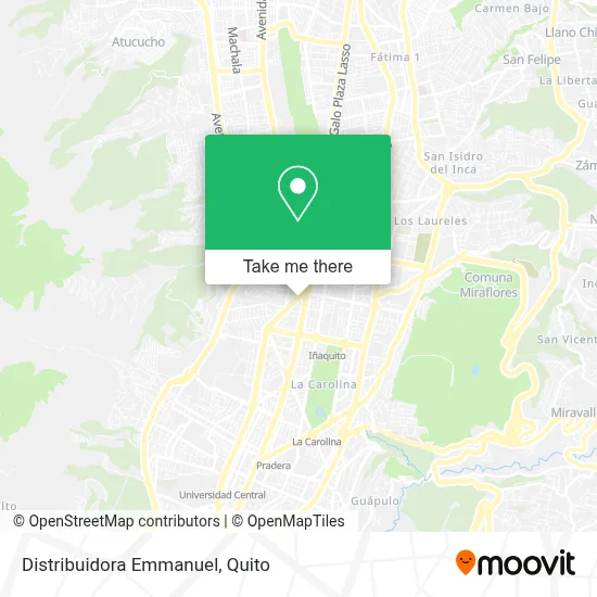 Distribuidora Emmanuel map