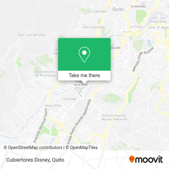 Cubiertores Disney map
