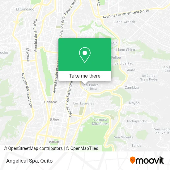 Angelical Spa map