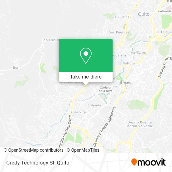 Credy Technology St map