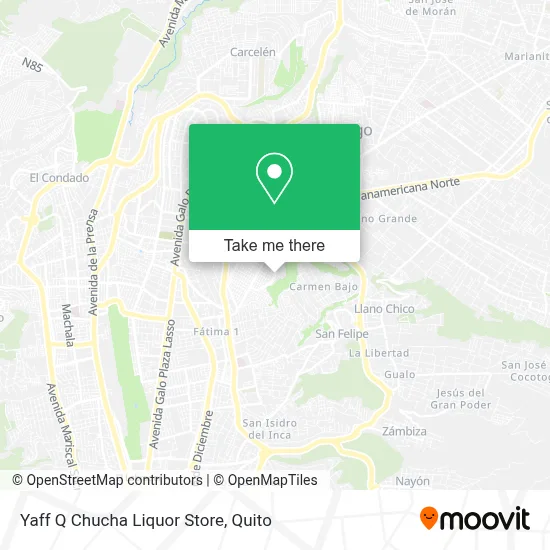 Yaff Q Chucha Liquor Store map