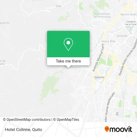 Hotel Colinne map