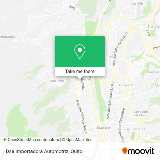 Dsa Importadora Automotriz map