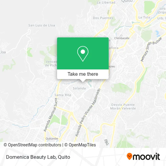 Domenica Beauty Lab map