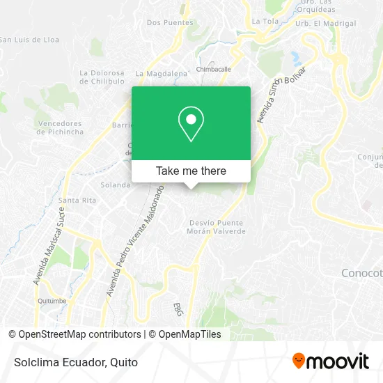 Solclima Ecuador map